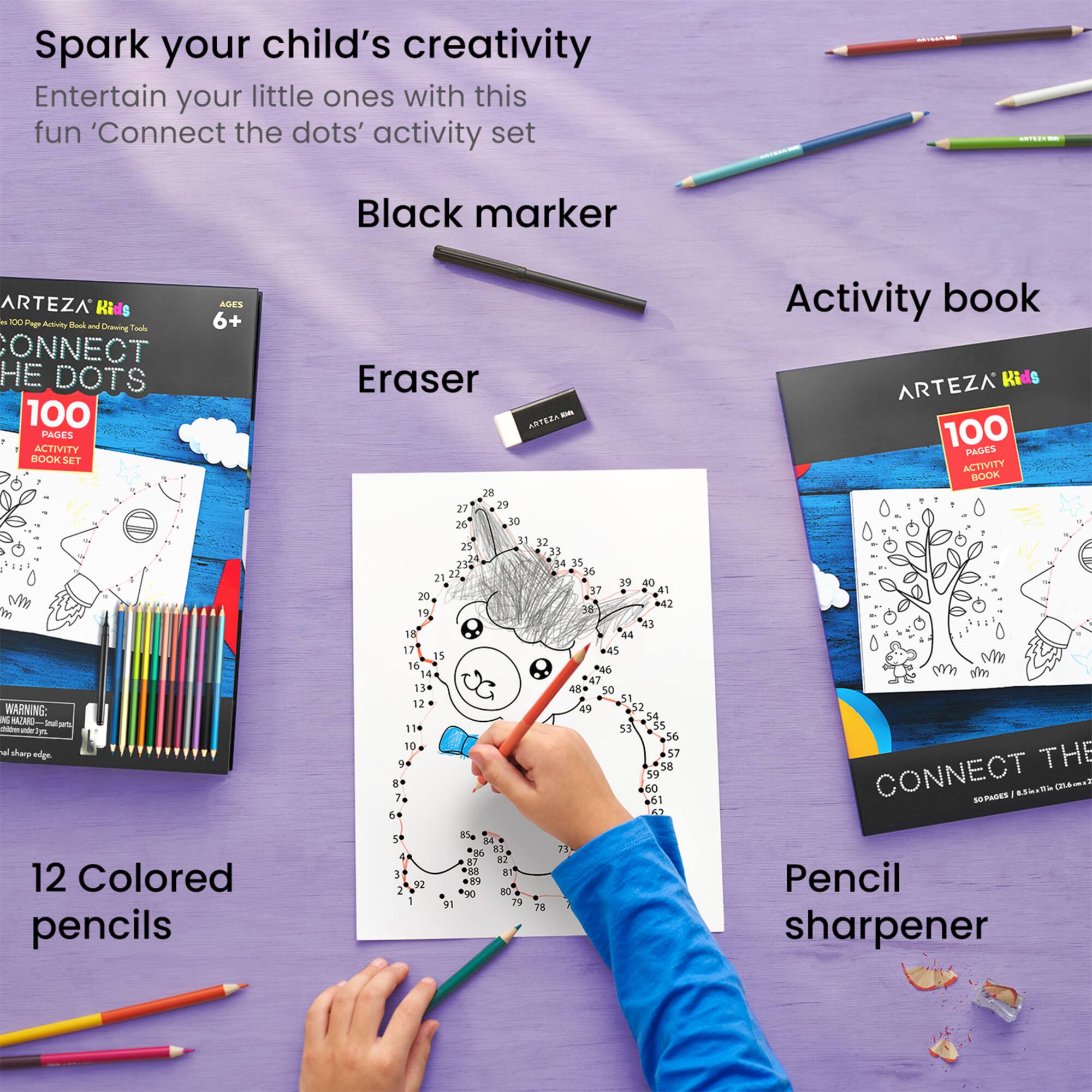 Arteza® Kids Activity Book, Connect the dots